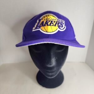 Los Angeles Lakers Mitchell & Ness NBA Basketball Adjustable Snapback Hat Cap